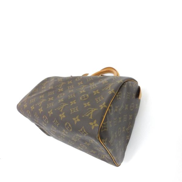 82727 3 Louis Vuitton Speedy Monogram Handbag Brown