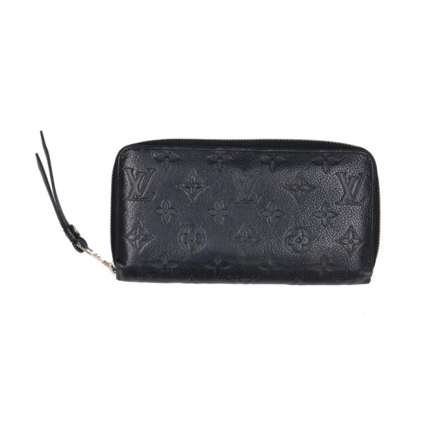 82741 1 Louis Vuitton Zippy Wallet Monogram Empreinte Wallet Noir