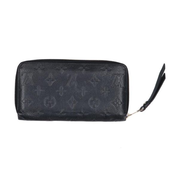 82741 2 Louis Vuitton Zippy Wallet Monogram Empreinte Wallet Noir