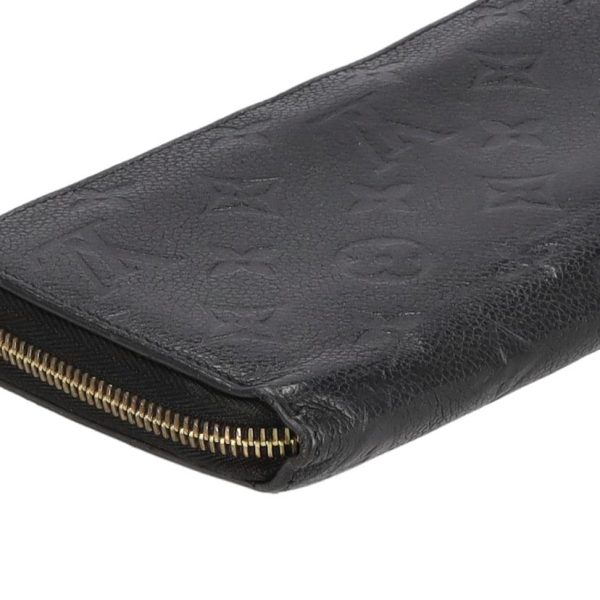 82741 6 Louis Vuitton Zippy Wallet Monogram Empreinte Wallet Noir