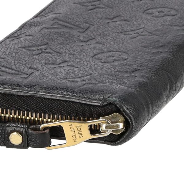 82741 7 Louis Vuitton Zippy Wallet Monogram Empreinte Wallet Noir