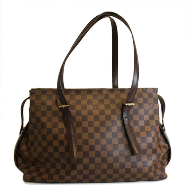 82759 1 Louis Vuitton Chelsea Tote Bag Damier Ebene Brown