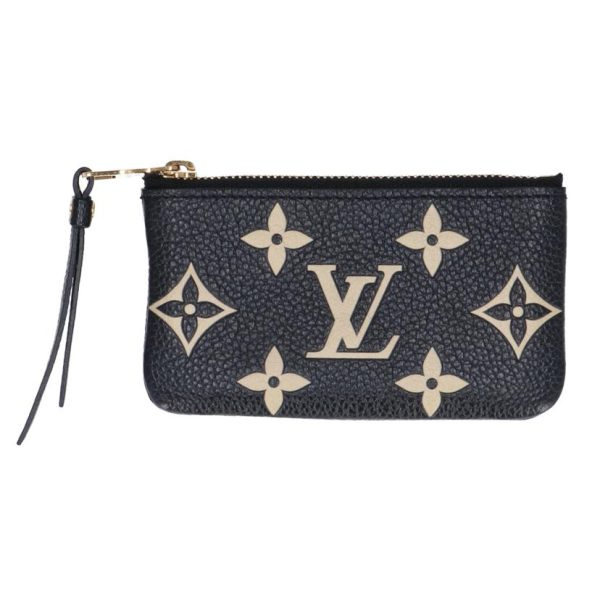 82764 1 Louis Vuitton Pochette Clé Empreinte Wallet Black