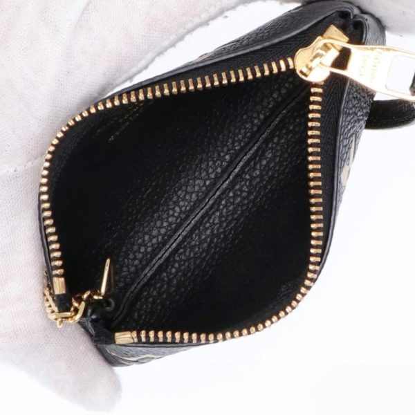 82764 4 Louis Vuitton Pochette Clé Empreinte Wallet Black