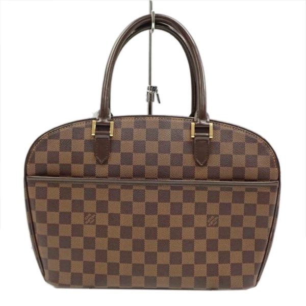 82857 1 Louis Vuitton Saria Horizontal Damier Bag Brown