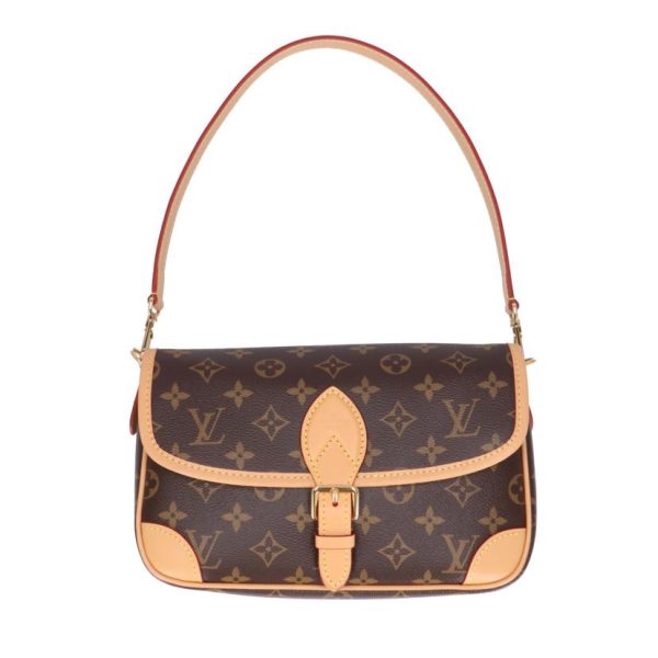 82958 1 Louis Vuitton Diane NM PM Crossbody Bag Monogram Brown