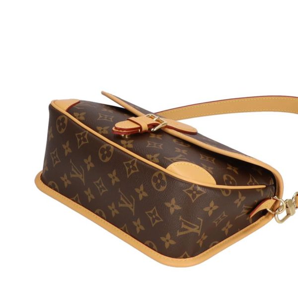 82958 3 Louis Vuitton Diane NM PM Crossbody Bag Monogram Brown