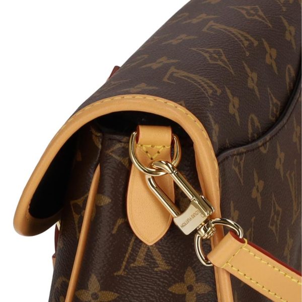 82958 8 Louis Vuitton Diane NM PM Crossbody Bag Monogram Brown