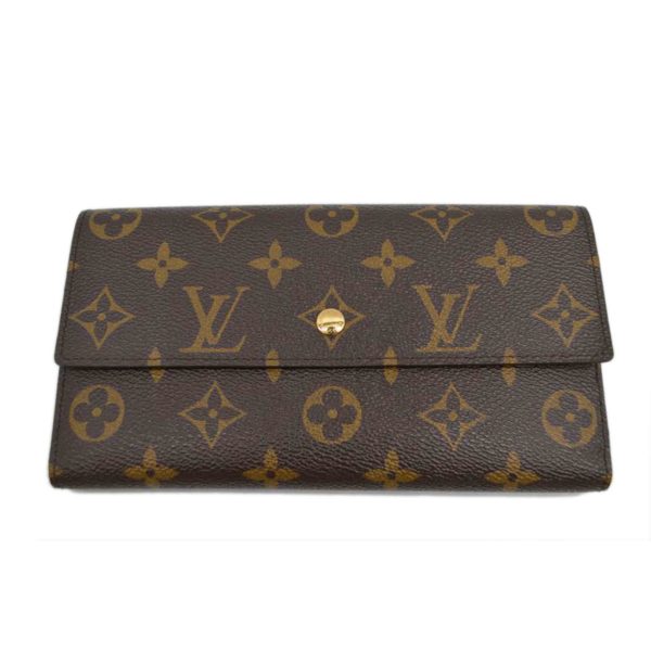 82969 1 Louis Vuitton International Wallet Monogram Brown