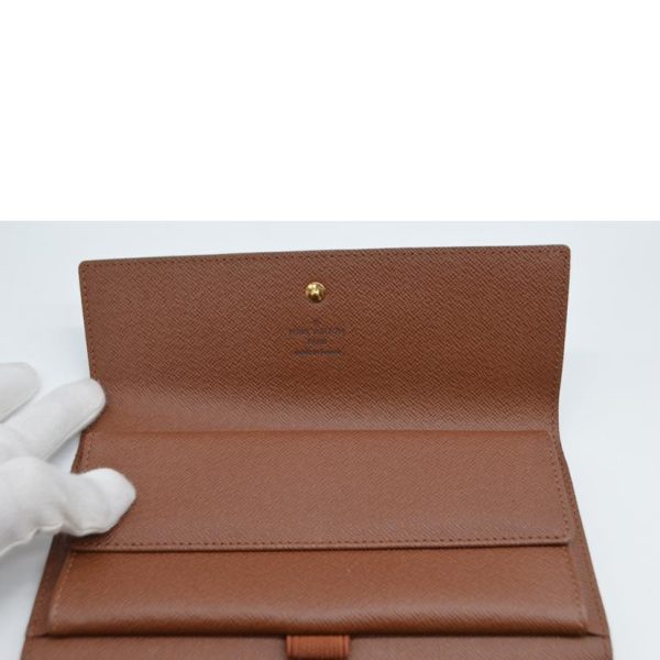 82969 4 Louis Vuitton International Wallet Monogram Brown