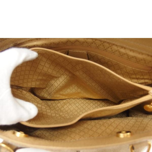 82969 6 Gucci Old Gucci Leather Handbag Bamboo Suede 2Way Shoulder Bag Beige