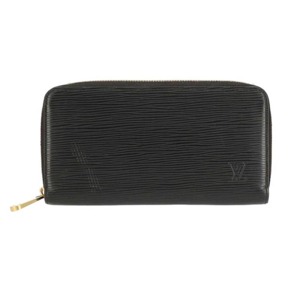 82970 1 Louis Vuitton Zippy Wallet Epi Wallet Noir