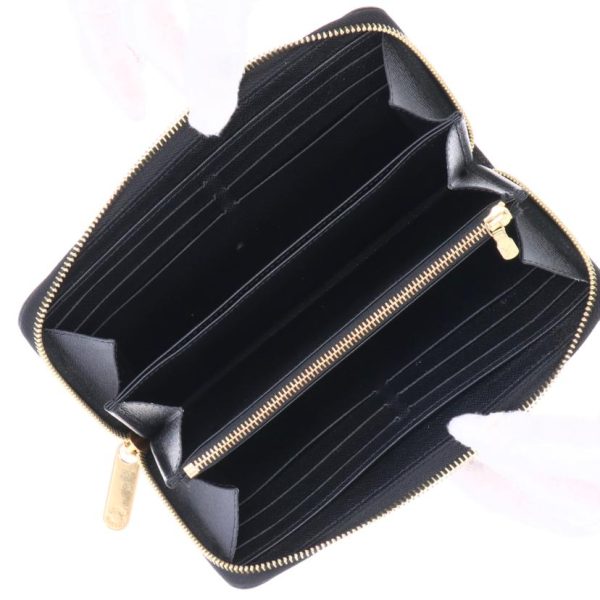 82970 5 Louis Vuitton Zippy Wallet Epi Wallet Noir