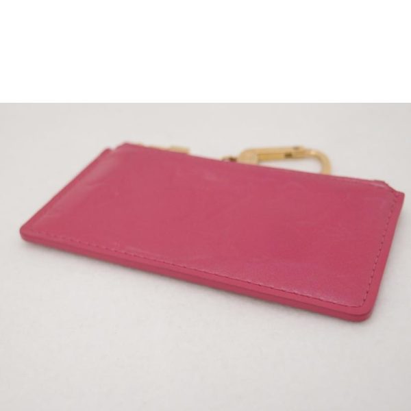 83022 3 Louis Vuitton Pochette Cle Vernis Card Case Framboise