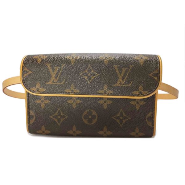 83038 1 LOUIS VUITTON Pochette Florentine Clutch Monogram Brown