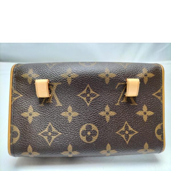 83038 2 Louis Vuitton Pochette Florentine Monogram Clutch Bag Brown