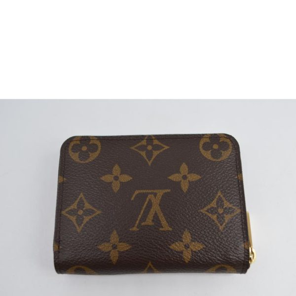 83065 2 Louis Vuitton Zippy Coin Purse Monogram Wallet Brown