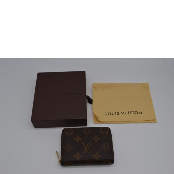 83065 5 Louis Vuitton Zippy Coin Purse Monogram Wallet Brown