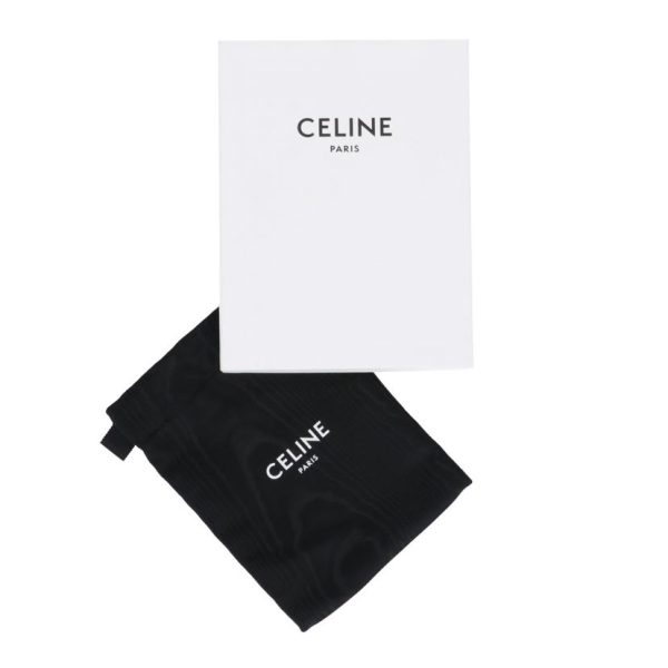 83085 6 Celine Strap Wallet Biege Grey