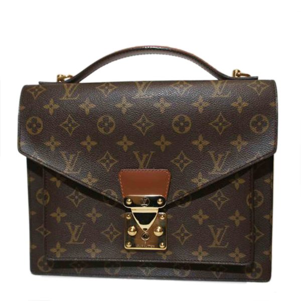 83191 1 Louis Vuitton Monceau Crossbody Bag Monogram Brown