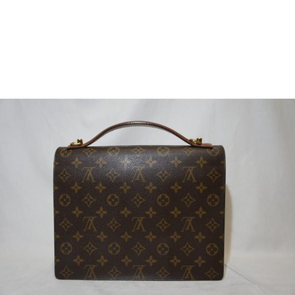 83191 2 Louis Vuitton Monceau Crossbody Bag Monogram Brown