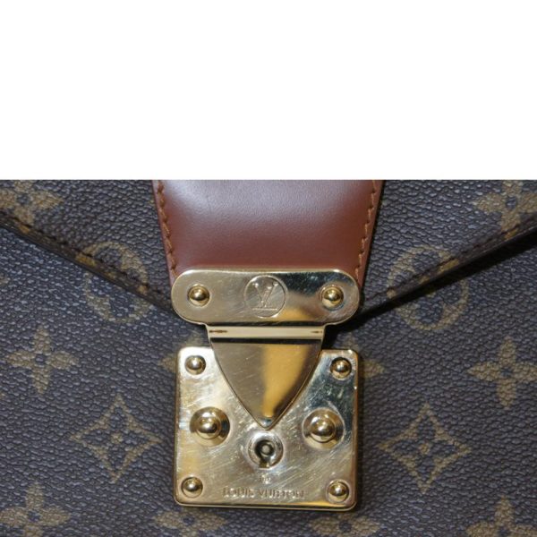 83191 6 Louis Vuitton Monceau Crossbody Bag Monogram Brown