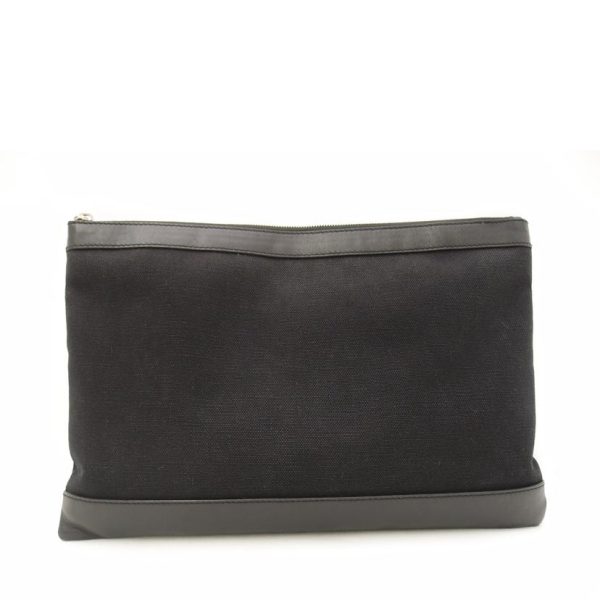 83237 2 Balenciaga Navy L Clip Clutch Bag Black