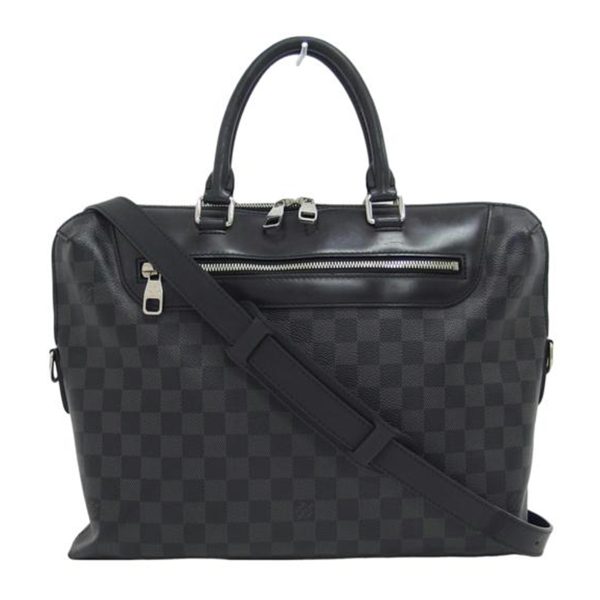 83331 1 Louis Vuitton PDJ NM Briefcase Damier Graphite Gray