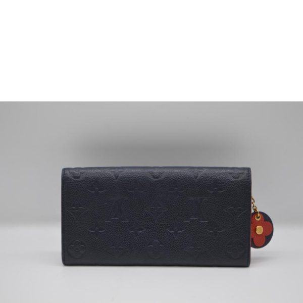 83333 2 Louis Vuitton Portefeuil Emilie Empreinte Wallet Blue