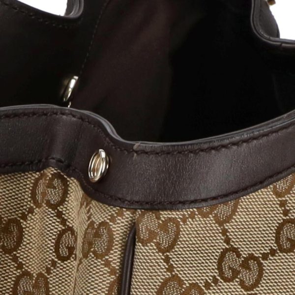 83488 7 Gucci GG Canvas Tote Beige Brown