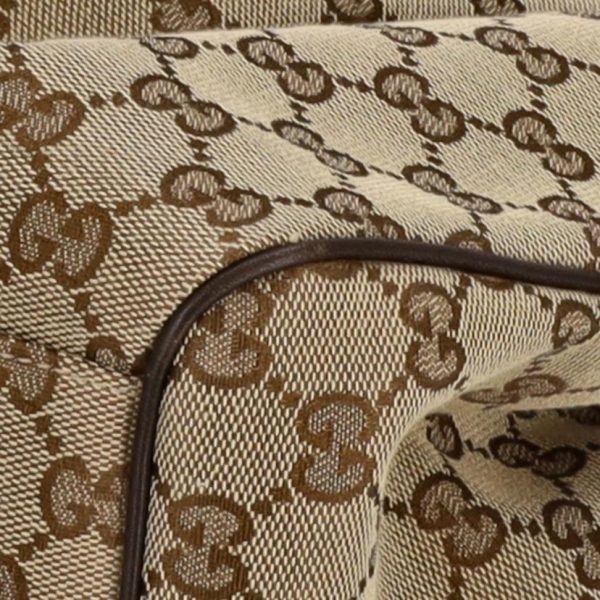 83488 8 Gucci GG Canvas Tote Beige Brown