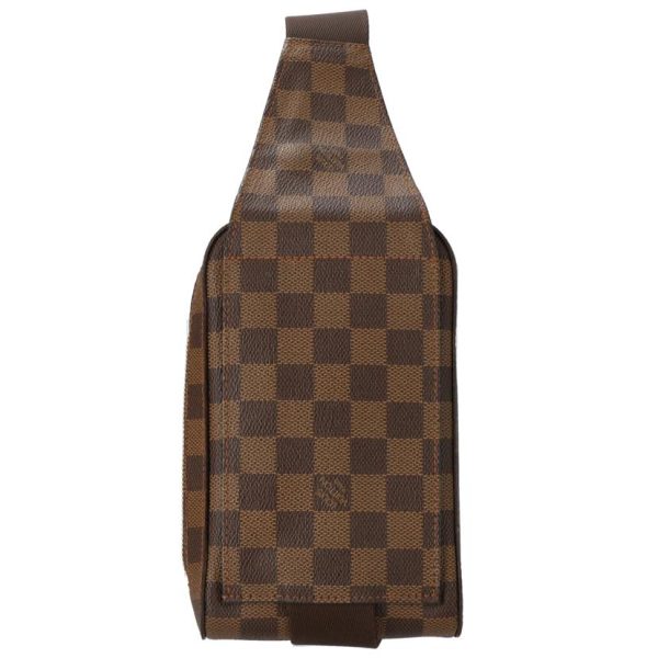 83491 2 Louis Vuitton Jeronimos Bag Damier Ebene Brown