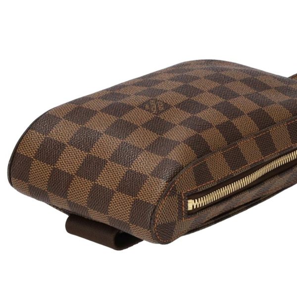 83491 3 Louis Vuitton Jeronimos Bag Damier Ebene Brown