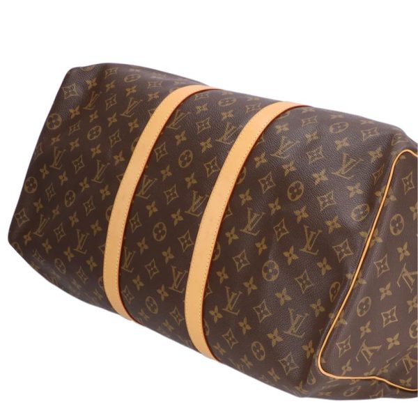 83507 3 Louis Vuitton Keepall 50 Duffel Bag Monogram Brown