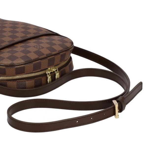 83528 4 Louis Vuitton Ipanema PM Crossbody Bag Damier Ebene Brown