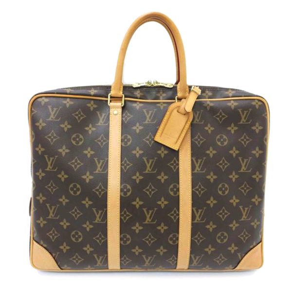 83540 1 Louis Vuitton Porte de Cumin Voyage Monogram Bag Brown