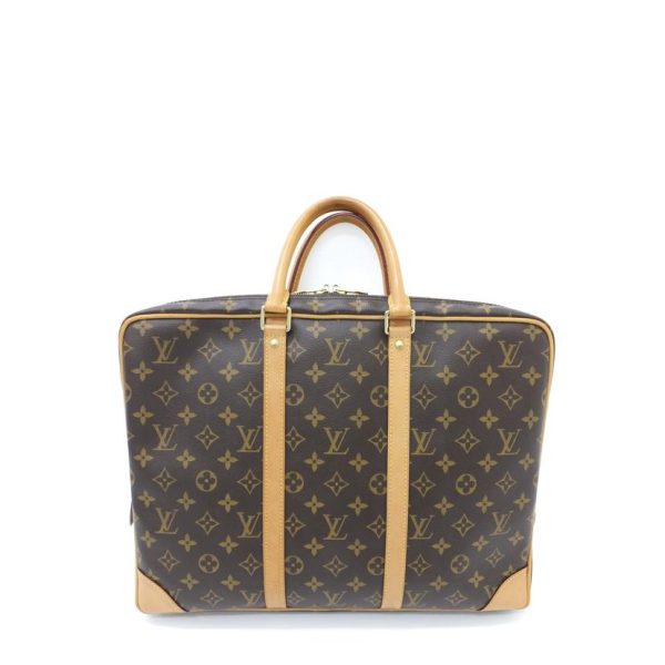 83540 2 Louis Vuitton Porte de Cumin Voyage Monogram Bag Brown