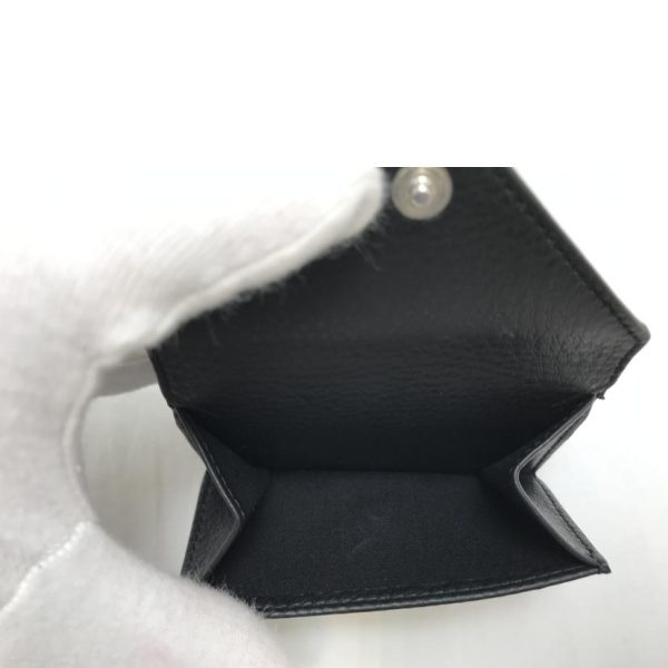 83550 4 Balenciaga Paper Mini Wallet Black