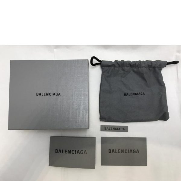 83550 6 Balenciaga Paper Mini Wallet Black