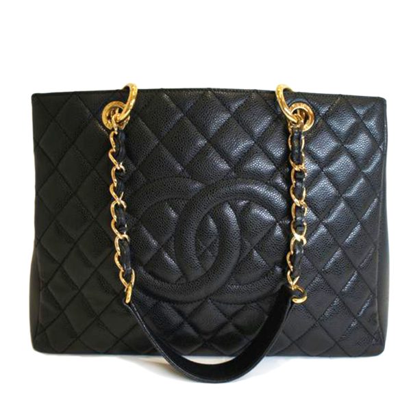 83616 1 Chanel Gst Tote Bag Caviar Black