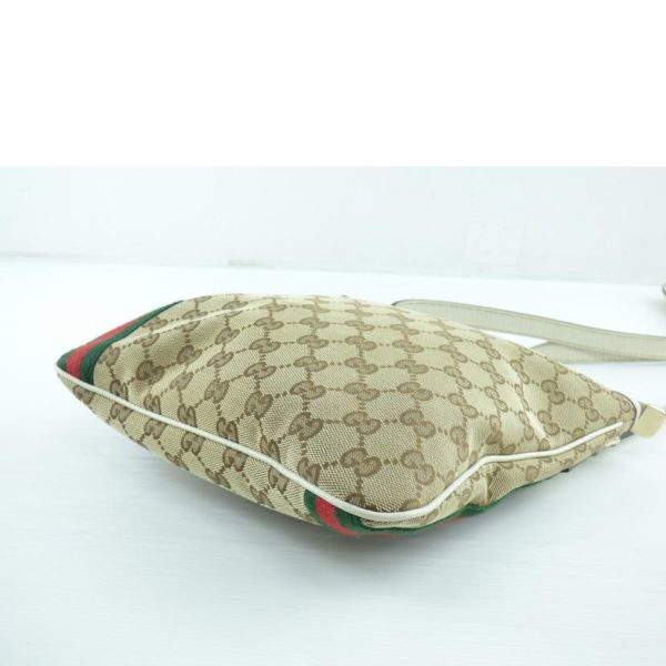 83619 3 Gucci GG Canvas Leather Shoulder Bag