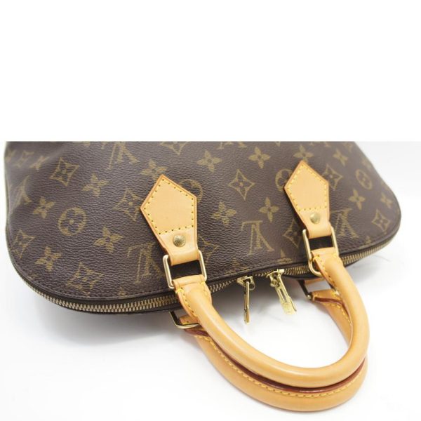 83687 4 Louis Vuitton Alma PM Monogram Bag Brown