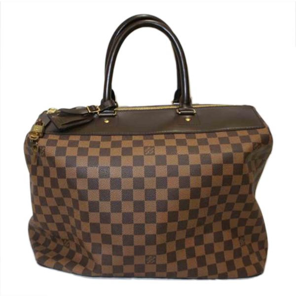 83689 1 Louis Vuitton Greenwich PM Tote Bag Damier Ebene Brown