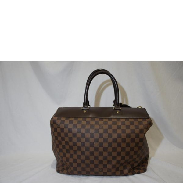 83689 2 Louis Vuitton Greenwich PM Tote Bag Damier Ebene Brown