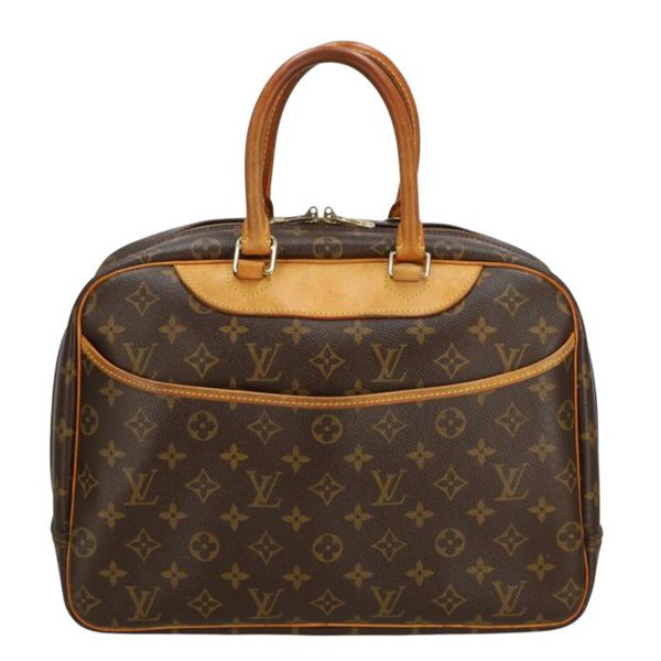 83731 1 Louis Vuitton Bowling Vanity Deauville Monogram Bag Brown