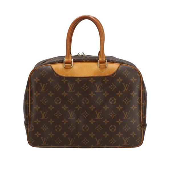 83731 2 Louis Vuitton Bowling Vanity Deauville Monogram Bag Brown