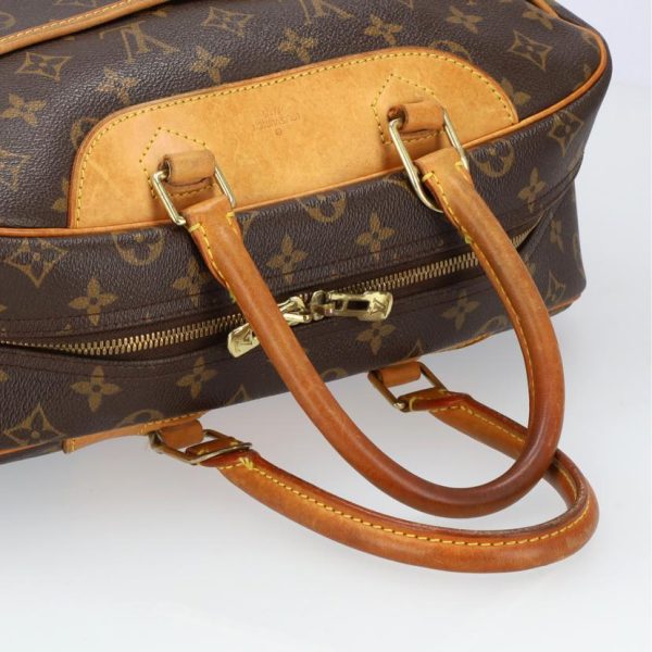 83731 4 Louis Vuitton Bowling Vanity Deauville Monogram Bag Brown