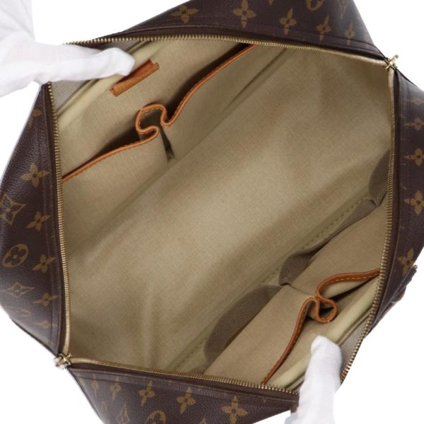 83731 5 Louis Vuitton Bowling Vanity Deauville Monogram Bag Brown