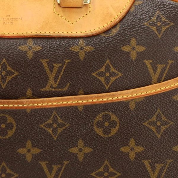 83731 6 Louis Vuitton Bowling Vanity Deauville Monogram Bag Brown