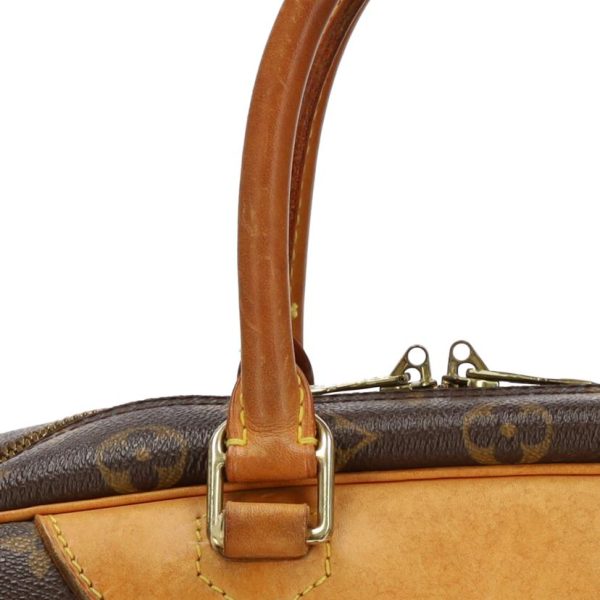 83731 7 Louis Vuitton Bowling Vanity Deauville Monogram Bag Brown